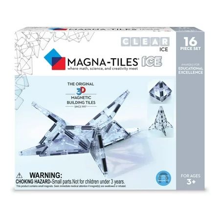 Magna-Tiles 16-Piece ICE Set ? The Original, Award-Winning Magnetic Building Tiles ? Creativity and  | Walmart (US)