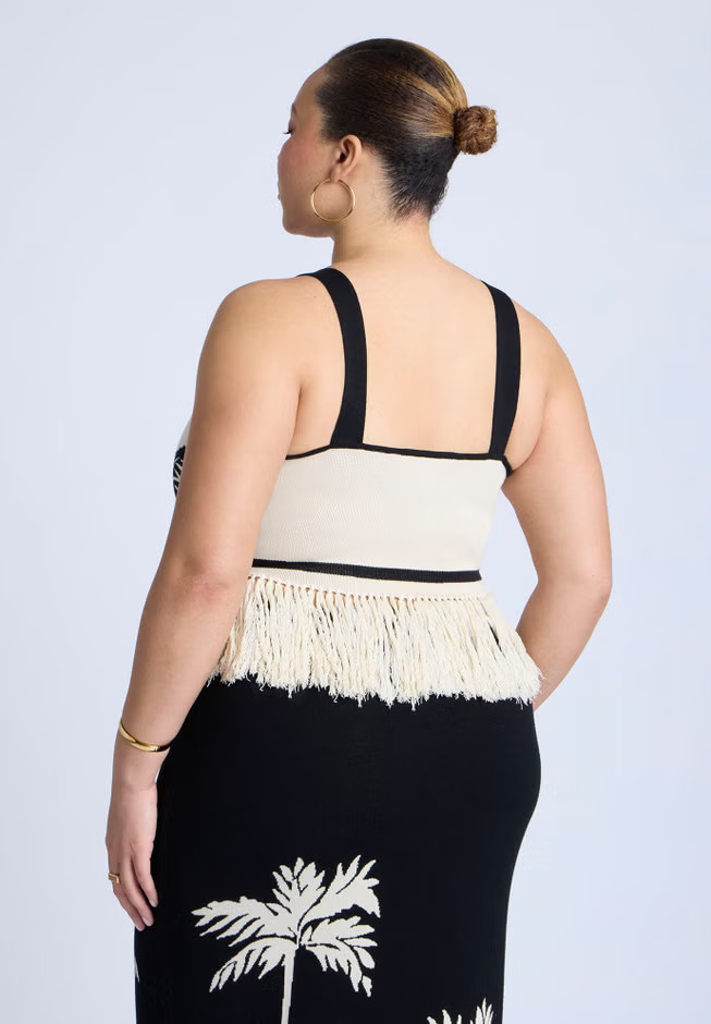 Fringe Crop Top | Eloquii