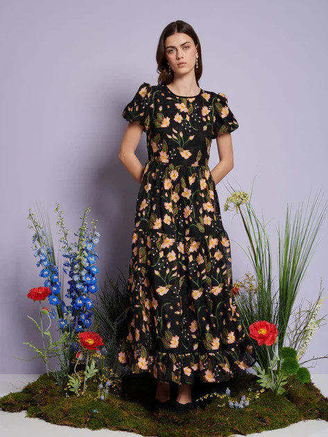 DREAM Wood Lily Embroidered Maxi Dress | Sister Jane (UK)