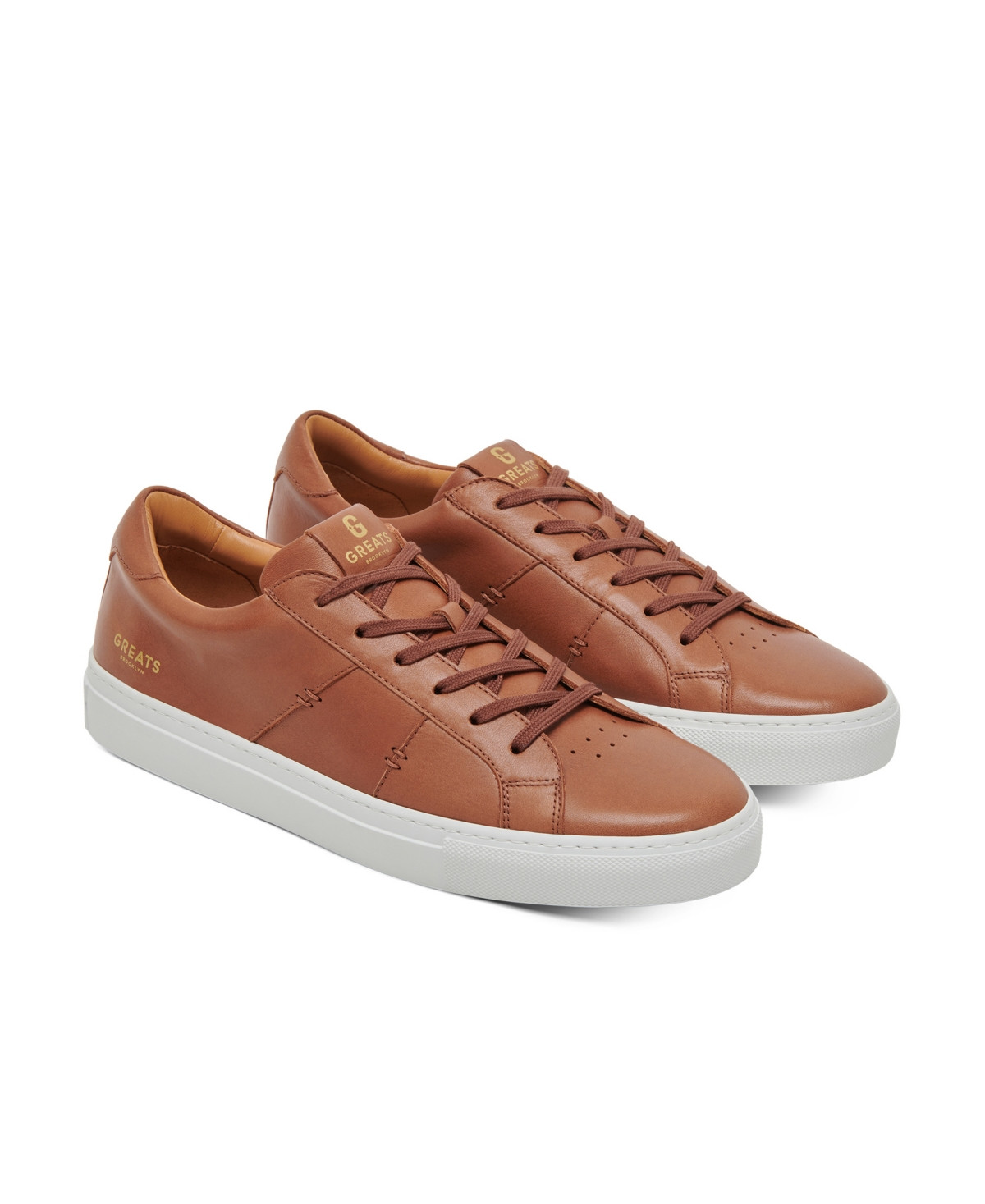 Greats Men's Royale 2.0 Leather Sneakers - Cuoio | Macy's