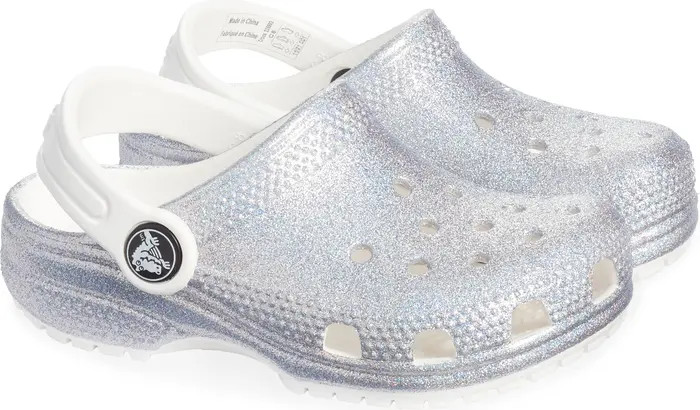 CROCS Kids' Classic Glitter Clog Sandal | Nordstrom | Nordstrom
