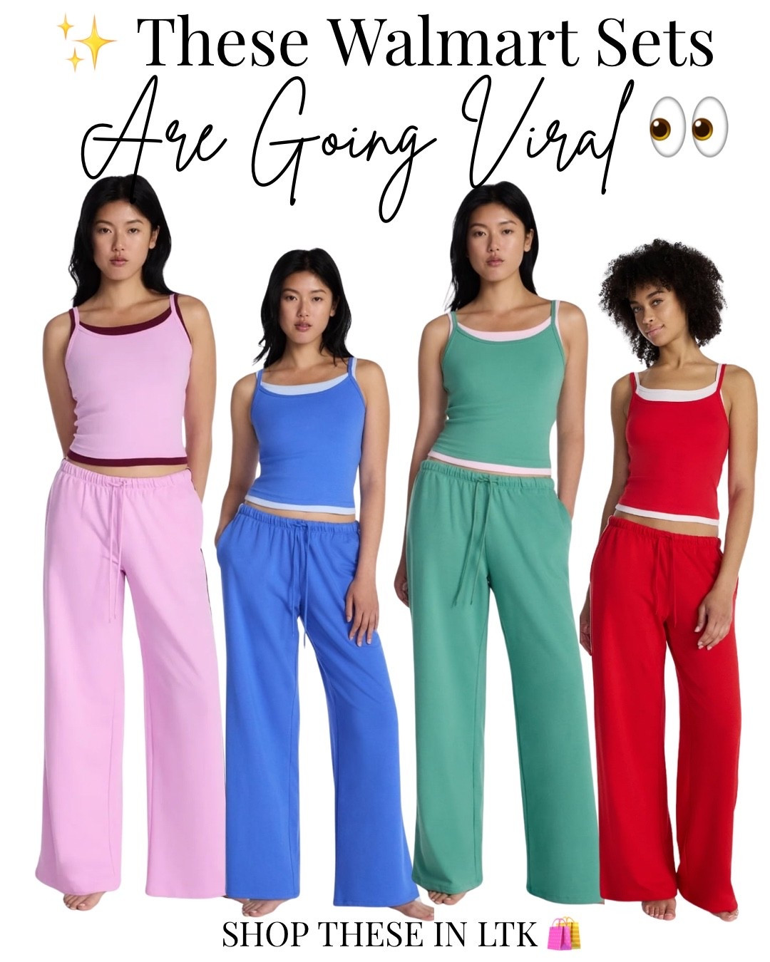 These Walmart Sets Are Going Viral 👀

Matching tank and lounge pant sets from No Boundaries! Perfect for travel, lounging, errands, and everyday style. Comfortable, affordable, and available in the cutest colors.

Follow for more VIRAL , affordable fashion finds! ❤️

#WalmartFashion #MatchingSet #LoungeSet #TravelOutfit #NoBoundaries #AffordableFashion #LTKStyle #FashionOver50 #FashionOver40 #walmartcreator

#LTKU #LTKActive #LTKOver40