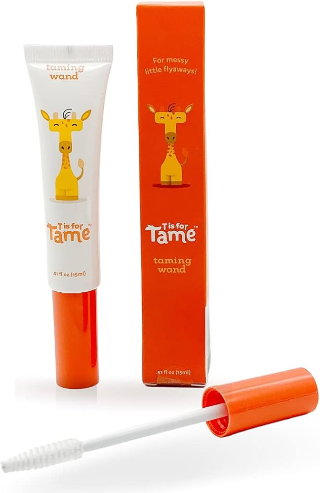 T is for Tame Hair Taming Wand for Flyaways, Frizz - Natural & Vegan Kids Haircare Styling Wand -... | Amazon (US)