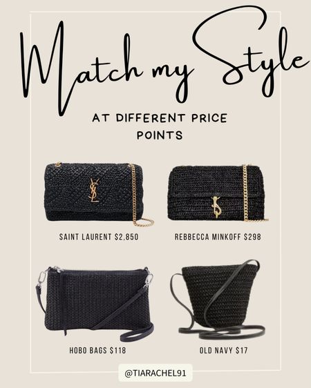 A lot of y’all were asking about my new summer purse I bought! I rarely splurge on big items like this but loved the YSL black woven crossbody. I tried to find a few similar bags at different price points!

#LTKSeasonal #LTKStyleTip #LTKGiftGuide