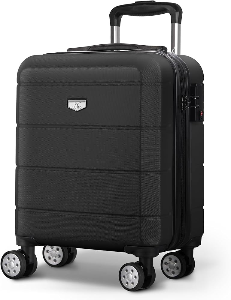 LUGG 15 Inch Jetset Lightweight Travel Cabin Bag Carry On Approved Suitcase ABS Shell Protection ... | Amazon (UK)