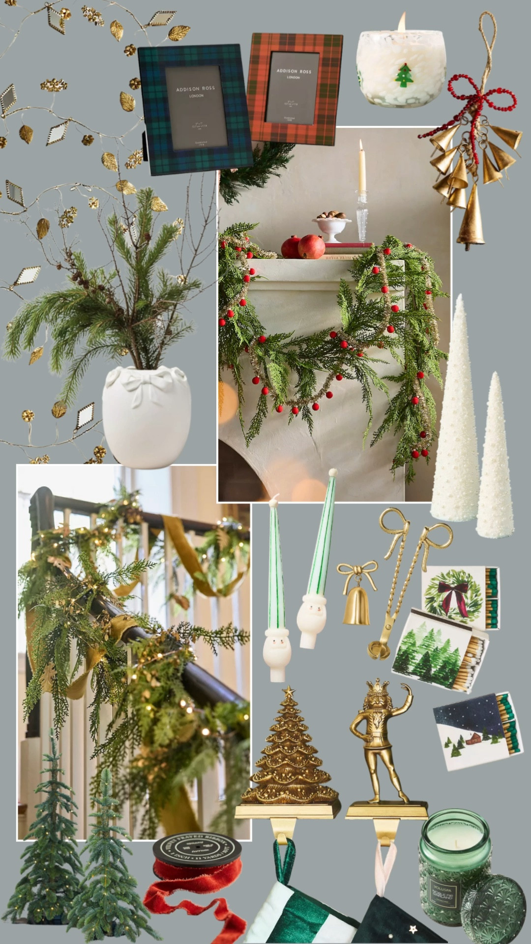 Pulling together winter home decor ideas — cozy mantel moments, layered greenery and easy coffee table styling.

#LTKSeasonal #LTKHoliday #LTKHome