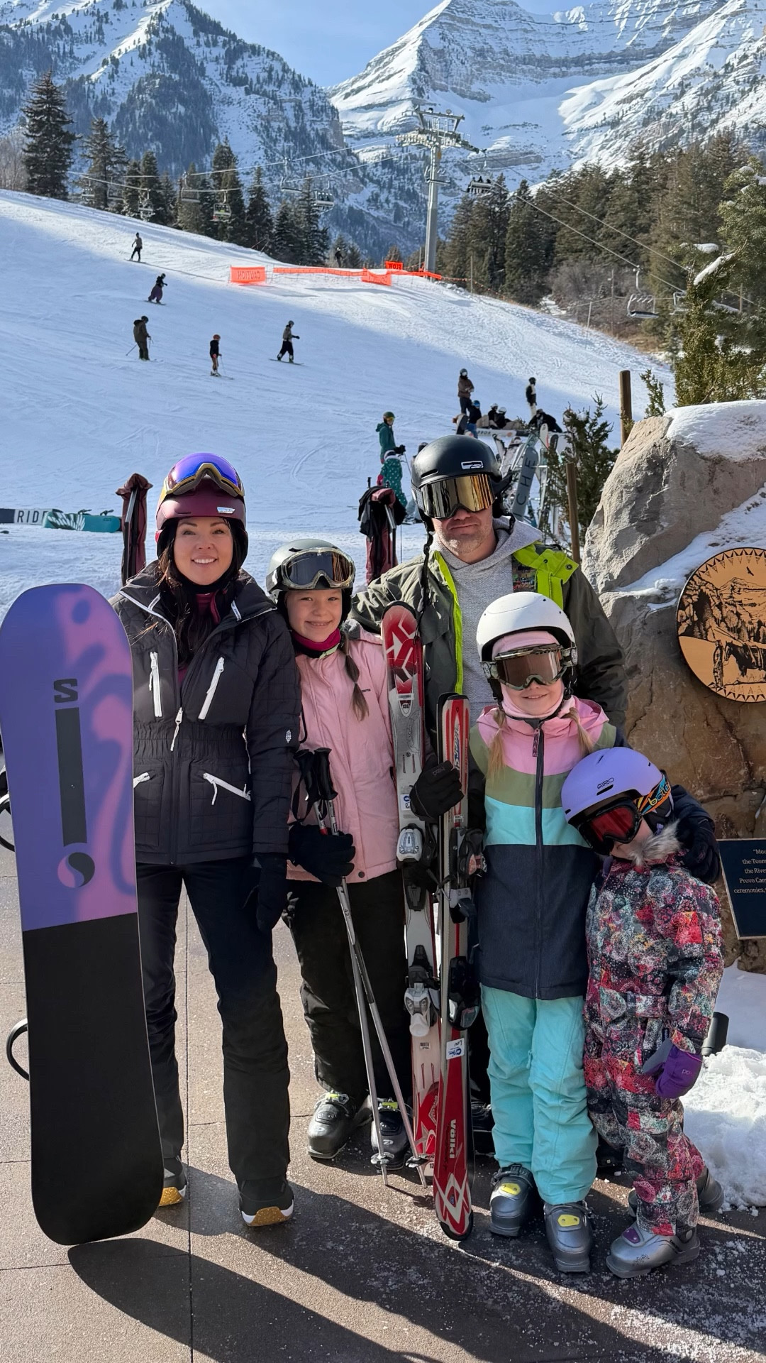 My ski/snowboarding jacket is on sale- more colors . Basically all our gear is 50% off. 
Quilted coat
Ski overalls ski bibs 
Ski goggles 

#LTKfitnessgoals #LTKActive #LTKSaleAlert