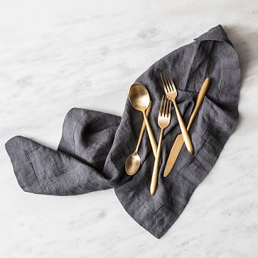 Brushed Stainless Steel Flatware Sets | West Elm (US)