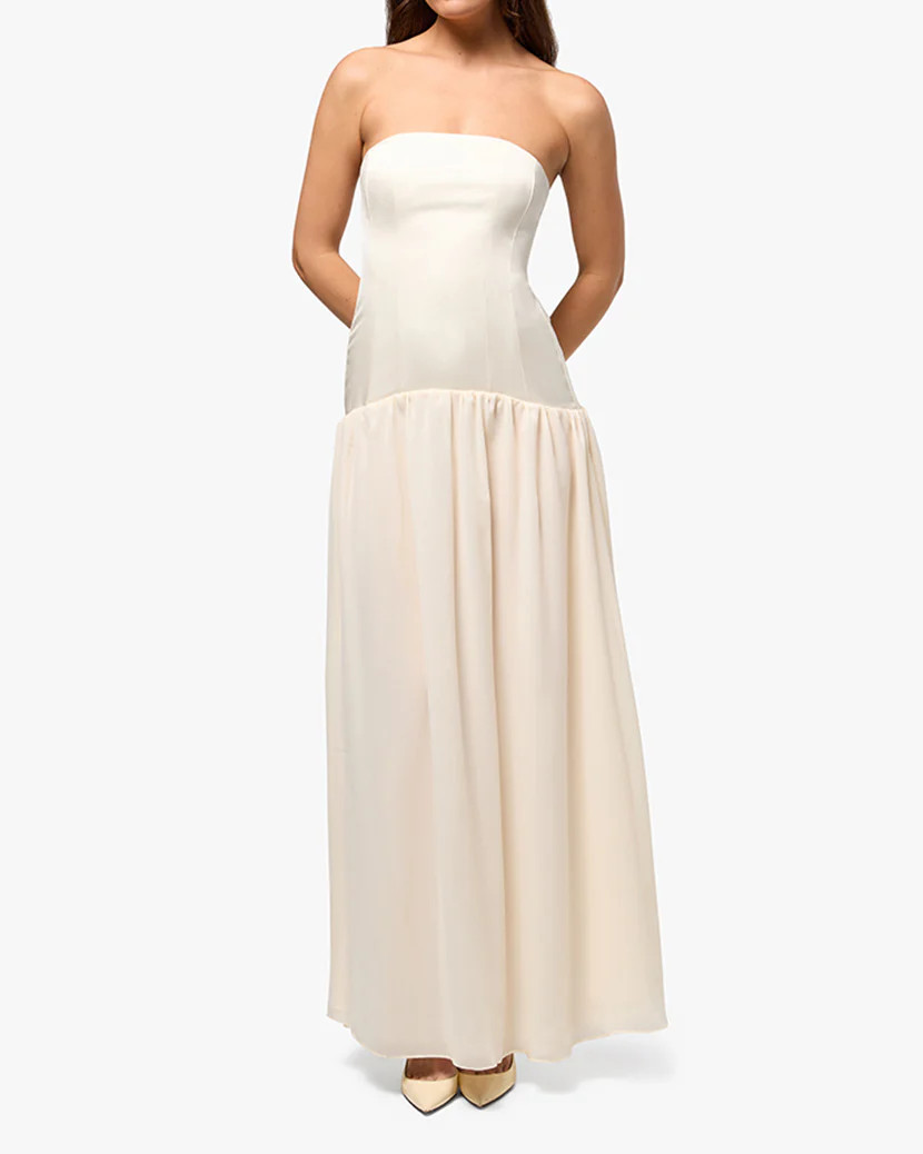 Strapless Corset Gown | We Wore What