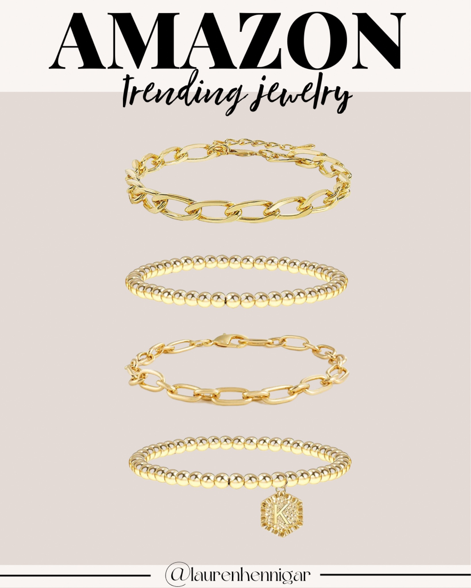 amazon jewelry favorites, amazon gold jewelry, amazon stackable bracelets, amazon gold beaded bracelets

#LTKunder50 #LTKstyletip #LTKFind