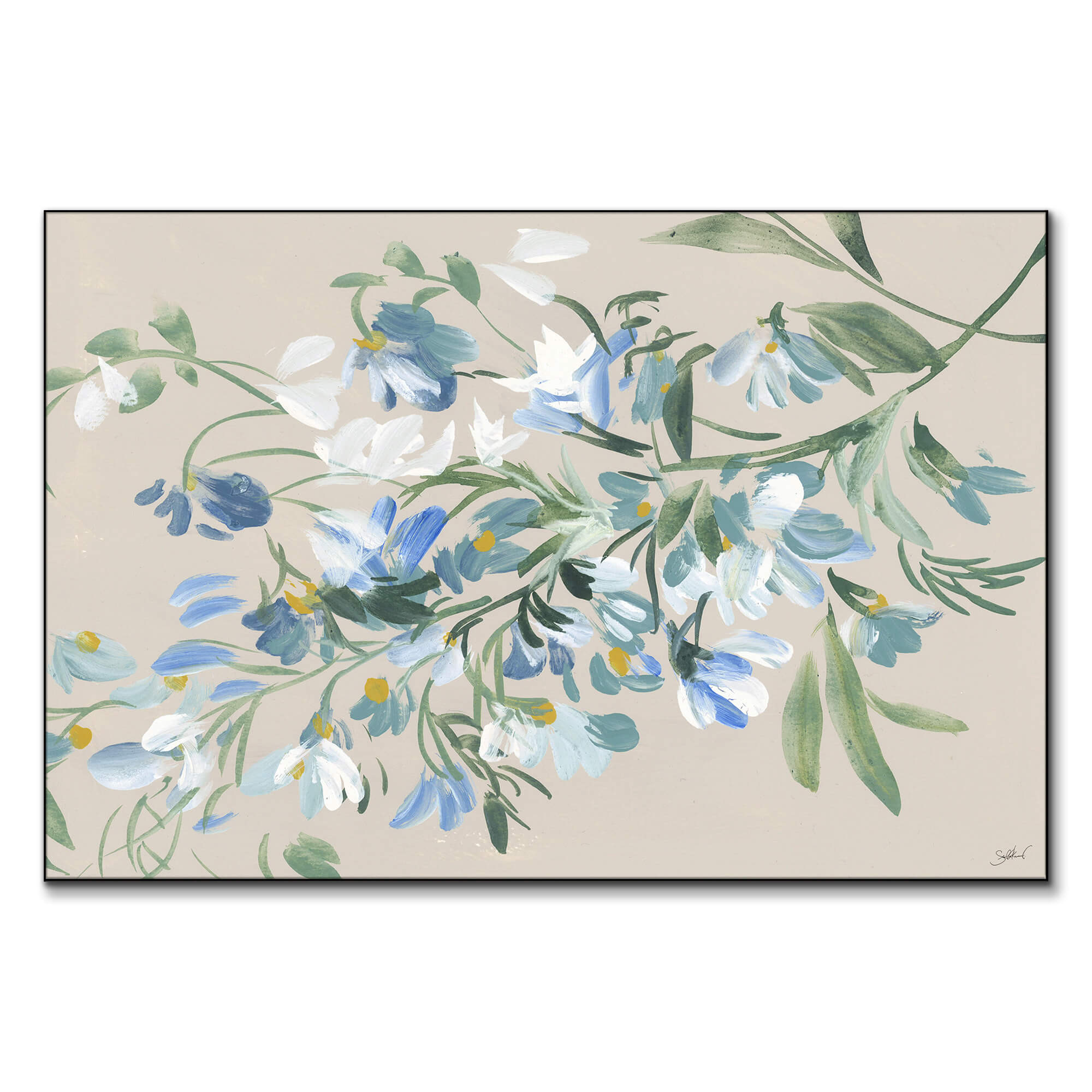 Blue White Floral | Big Wall Decor (US)