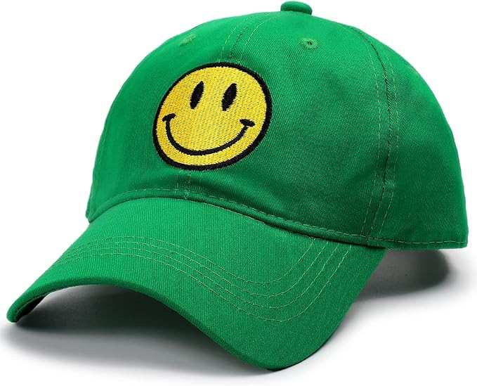 SONMONY Smiley Face Trucker Hat Washed Dad Hat for Men Women Cute Baseball Caps Unstructured Smil... | Amazon (US)