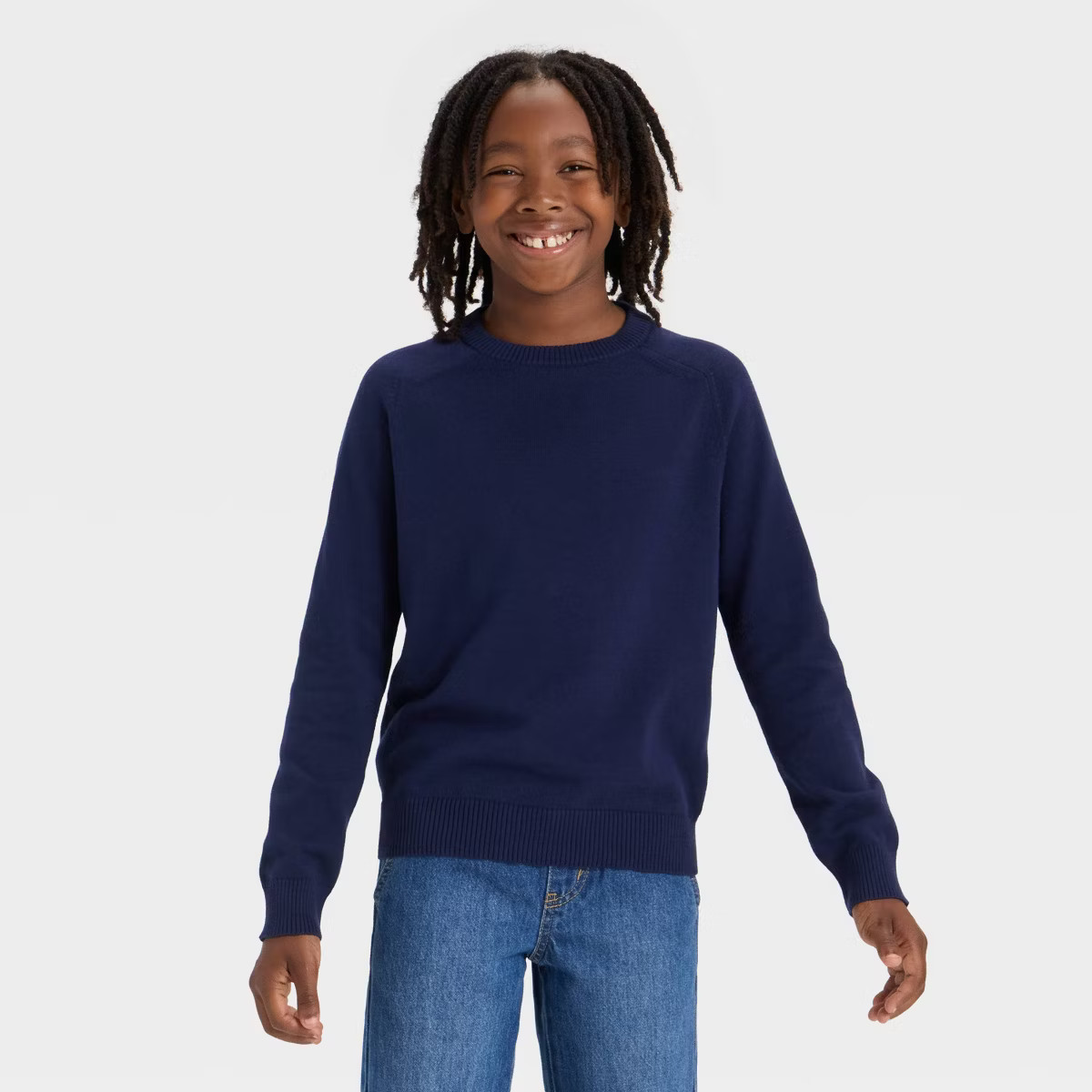 Boys' Solid Pullover Sweater - Cat & Jack™ | Target