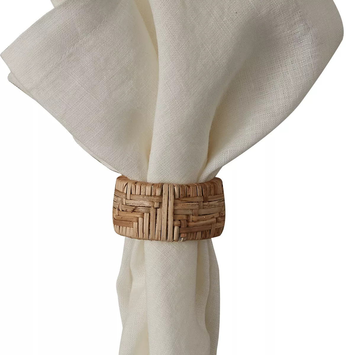 Split P Basket Weave Napkin Ring Set of 4 | Target