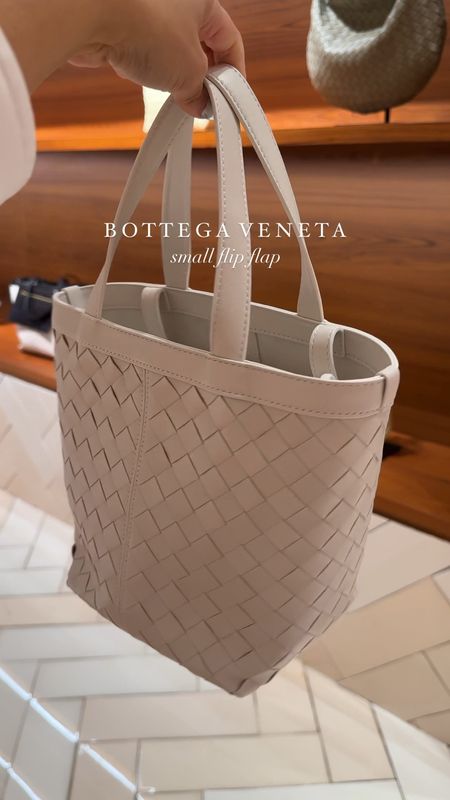 NEW BOTTEGA 🤍🤍 small flip flap tucked inside for a classic tote shape

#LTKitbag