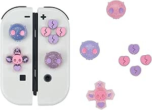 GeekShare Halloween Silicone Cross D-Pad Button Caps Set Joystick Cover - Cute ABXY Key Buttons S... | Amazon (US)