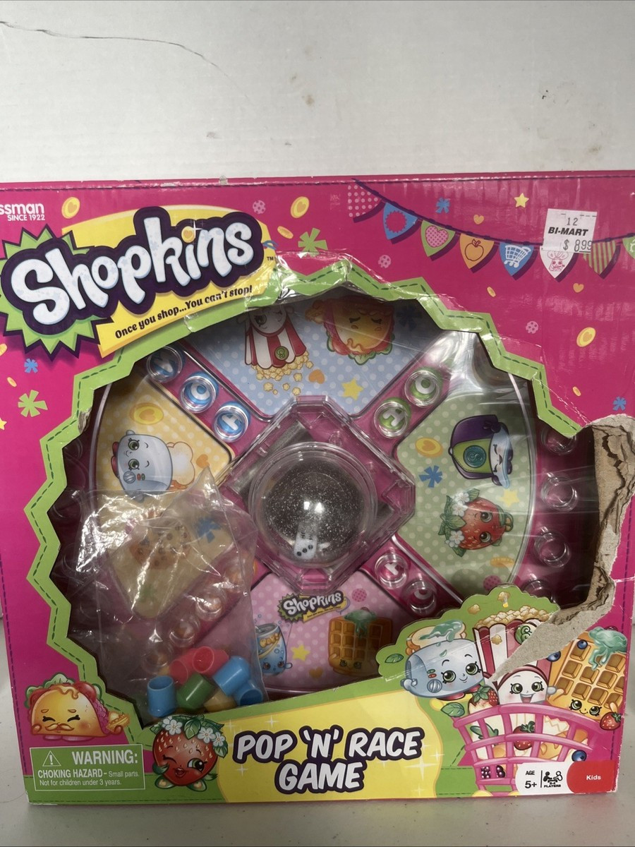 Shopkins Pop N Race Game Board Game Pressman 2014 Complete with Box No Manual | eBay | eBay US
