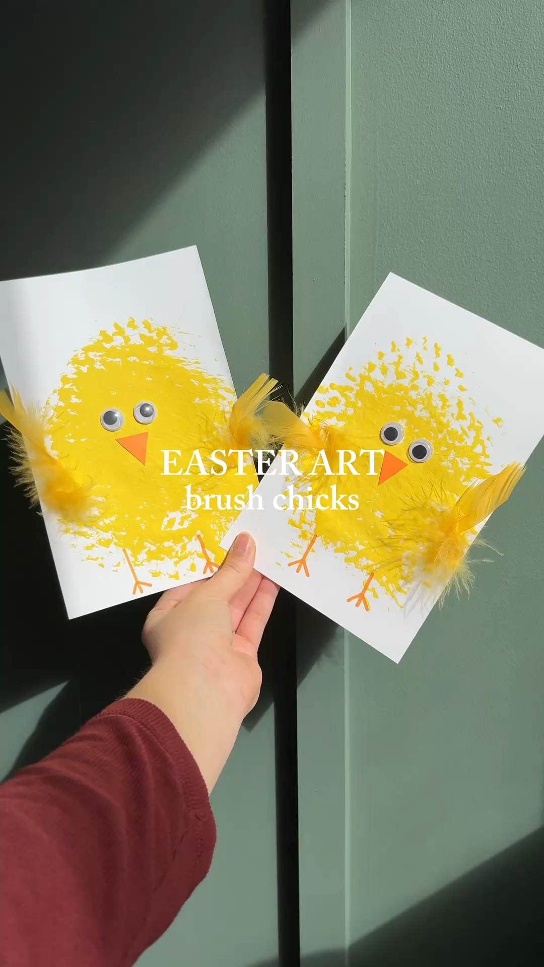 Easter toddler art idea 🐣💛

This super easy chick painting activity is perfect for toddlers and preschoolers! We used a dish brush dipped in yellow paint to stamp little chick shapes, then added simple details like eyes, beak, feet, and wings. It took seconds to set up and makes the cutest Easter craft to display!

If you’re looking for easy Easter activities for kids, simple spring crafts, or low-prep toddler art ideasthis one is a must try!

#easteractivities #toddleractivities #eastercrafts #toddlerart #preschoolactivities #sensoryplay #easterideas #momlife #kidsactivities #ltkfamily

#LTKmomlife #LTKSeasonal #LTKKids