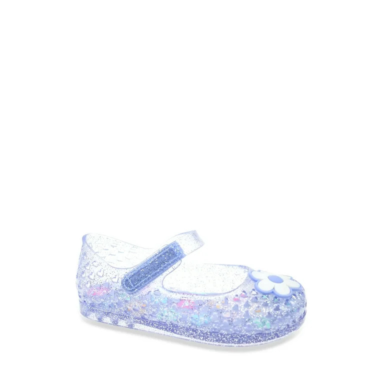 Wonder Nation Toddler Girl Jelly Flat Sandal | Walmart (US)