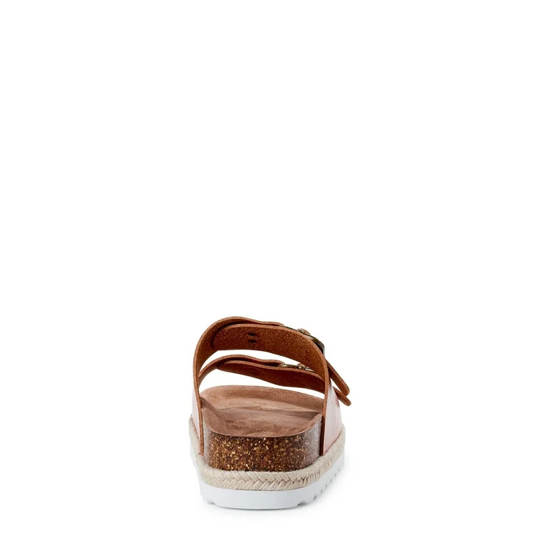 Time and Tru Women's Platform Footbed Espadrille Sandal | Walmart (US)