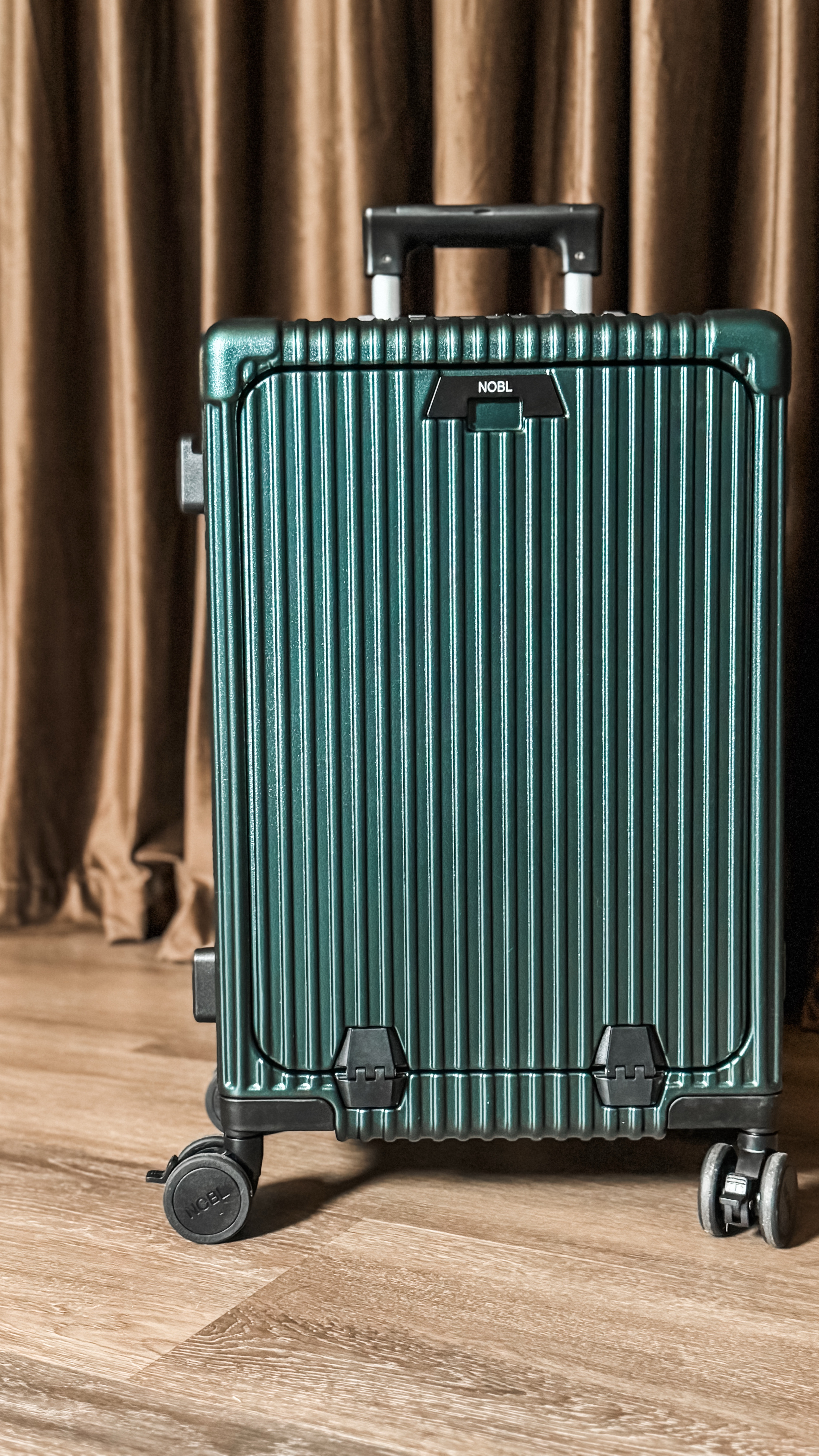 The ultimate carry-on suitcase, packed with every feature you could ever need! It has built-in charging ports, a phone holder, side hooks, cup holder, front compartment for quick-access to essentials, dual TSA locks, 360° silent spinner wheels, and a durable polycarbonate shell. I have no idea how I’ve traveled so long without it, but I’m sure glad I found it now. 
  #suitcase #nobl #luggage #carryonbag

#LTKTravel #LTKStyleTip #LTKFamily