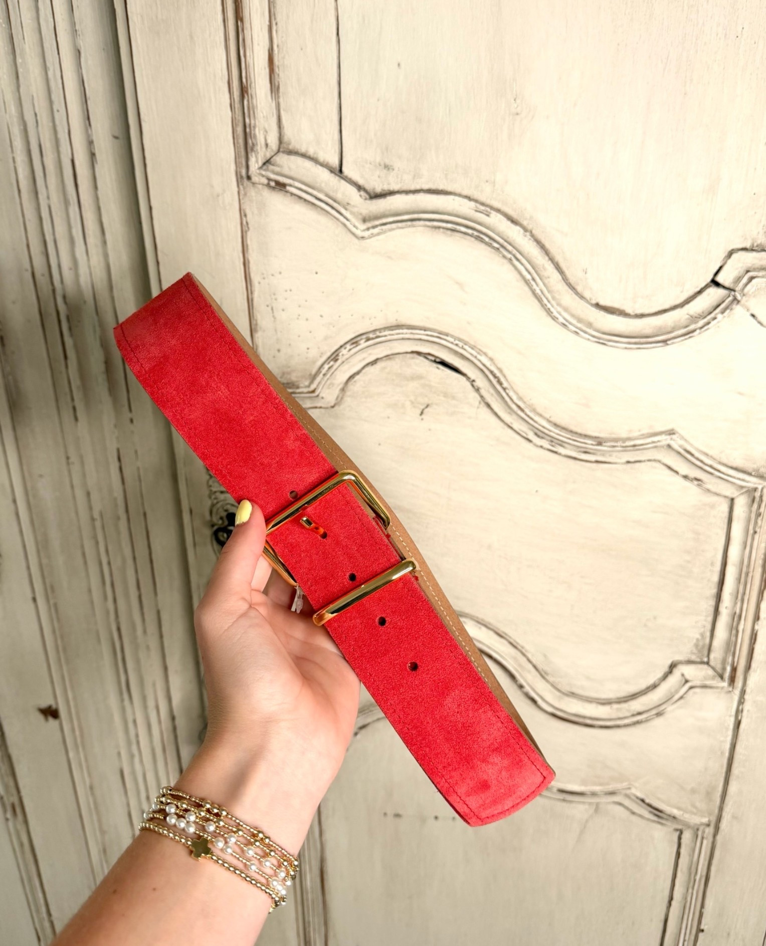 This Square-Buckle Suede belt that comes in a variety of colors is a charming addition to all my favorite dresses, skirts, and tailored looks.

Red belt, Suede Belt, Accessory Belt

#LTKootd #LTKgrwm #LTKmomlife