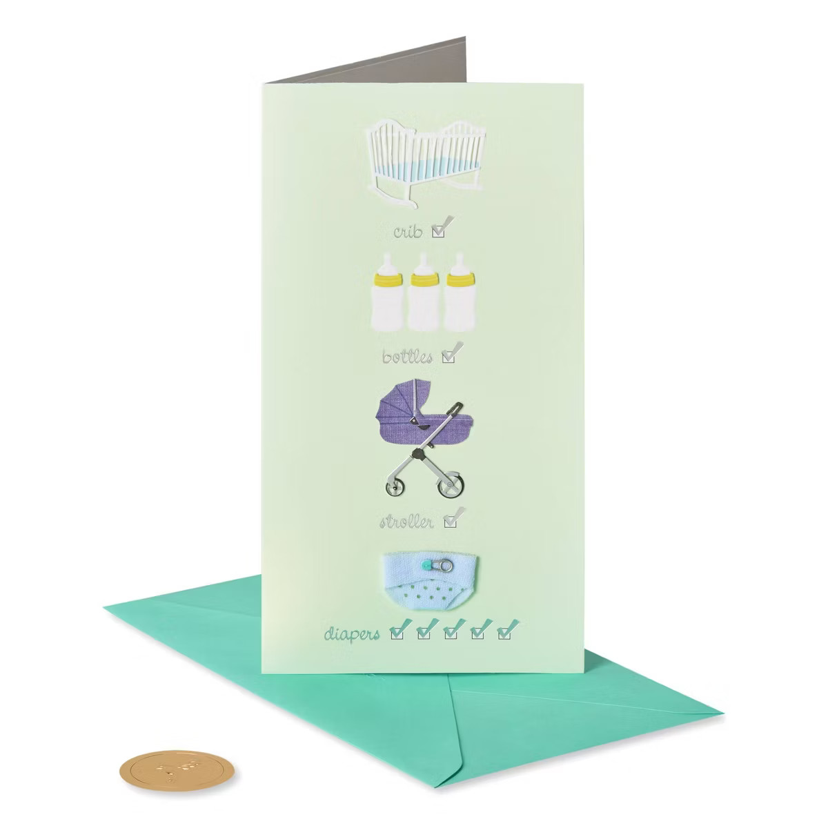 BABY Checklist Card - PAPYRUS | Target