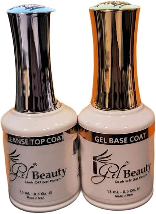 IGEL Impeccable Soak Off Gel No-Wipe Top Coat + Base Coat 0.5 oz | Amazon (US)