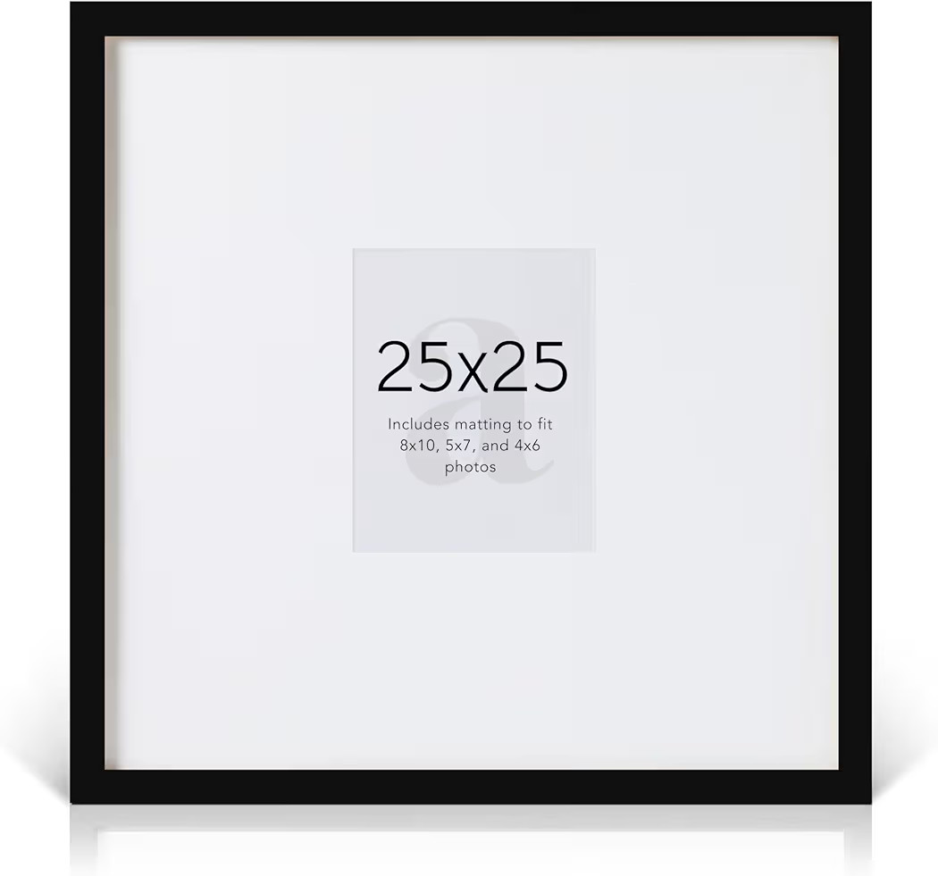 artisane home goods - Gallery Frame 1.0, Picture Frame, 25x25 frame, Black, Gallery Wall Frame Se... | Amazon (US)
