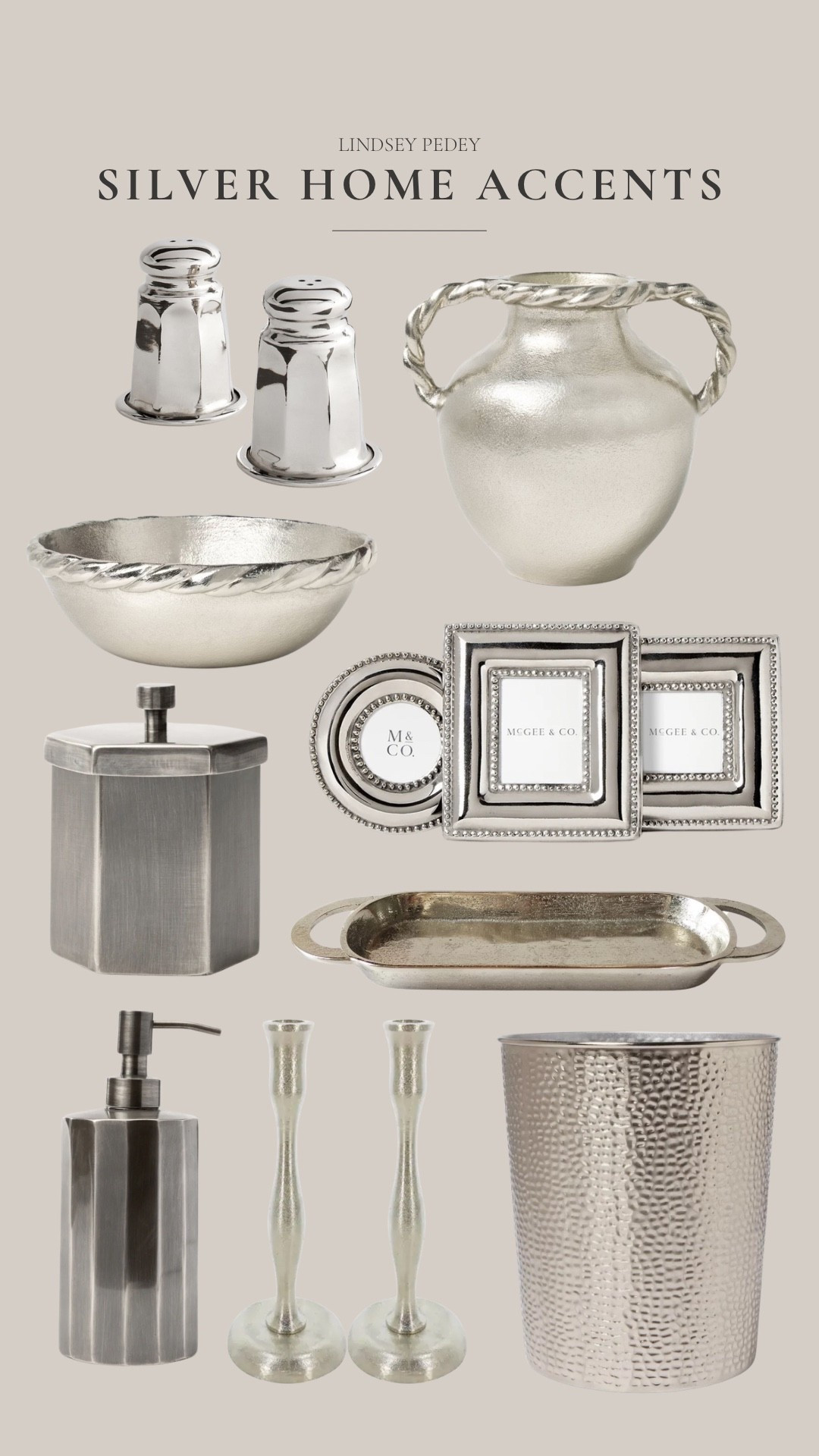 Silver home accents ✨


Silver, trending, silver home decor, shelf decor, home accents

#LTKHome