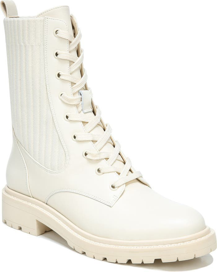 Lydell Mixed Media Combat Boot | Nordstrom
