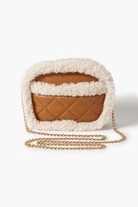 Quilted Faux Shearling Crossbody Bag | Forever 21 (US)