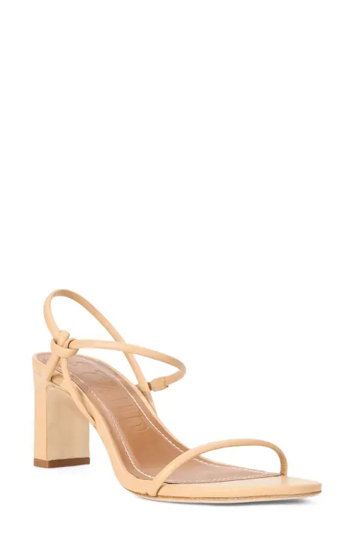 STAUD Laurel Block Heel Ankle Strap Sandal in Porcini at Nordstrom, Size 39.5 | Nordstrom
