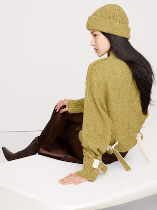 Italian Wool-Blend Utility Sweater | Banana Republic (US)