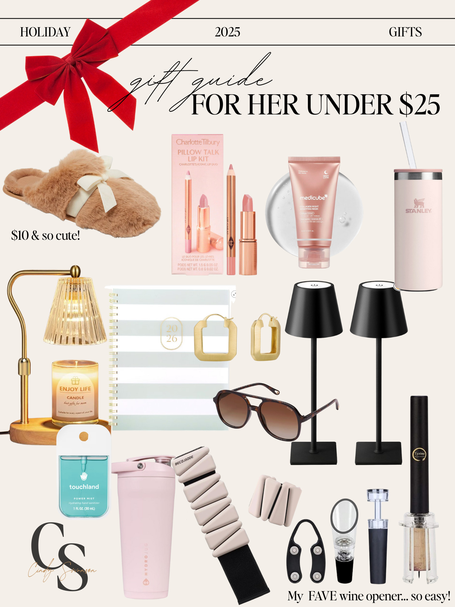 2025 Gift Guide for her under $25! These items would be perfect for a gift exchange or favorite things parties! Or for friends + coworkers!  

 

#LTKGiftGuide #LTKU #LTKFindsUnder50