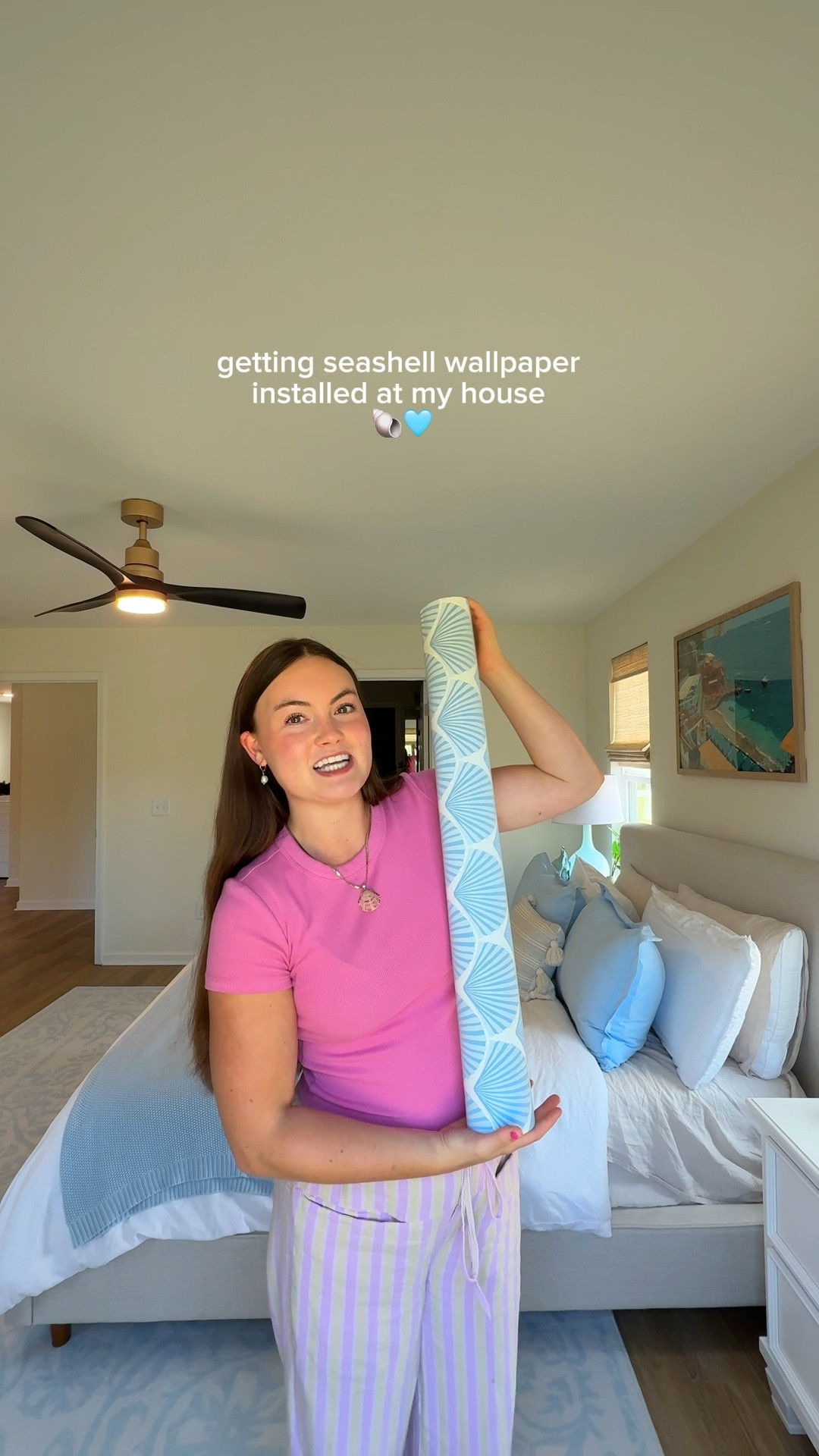 My beautiful seashell wallpaper 🐚🩵 

#LTKHome