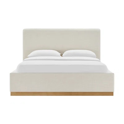 Delpha Grounded Upholstered Wood Base Bed | Wayfair North America