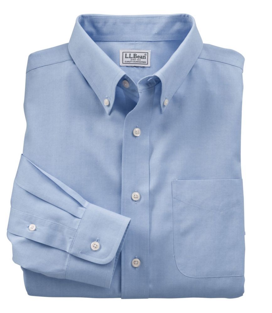 Men's Wrinkle-Free Pinpoint Oxford Cloth Shirt, Traditional Fit | Dress Shirts at L.L.Bean | L.L. Bean