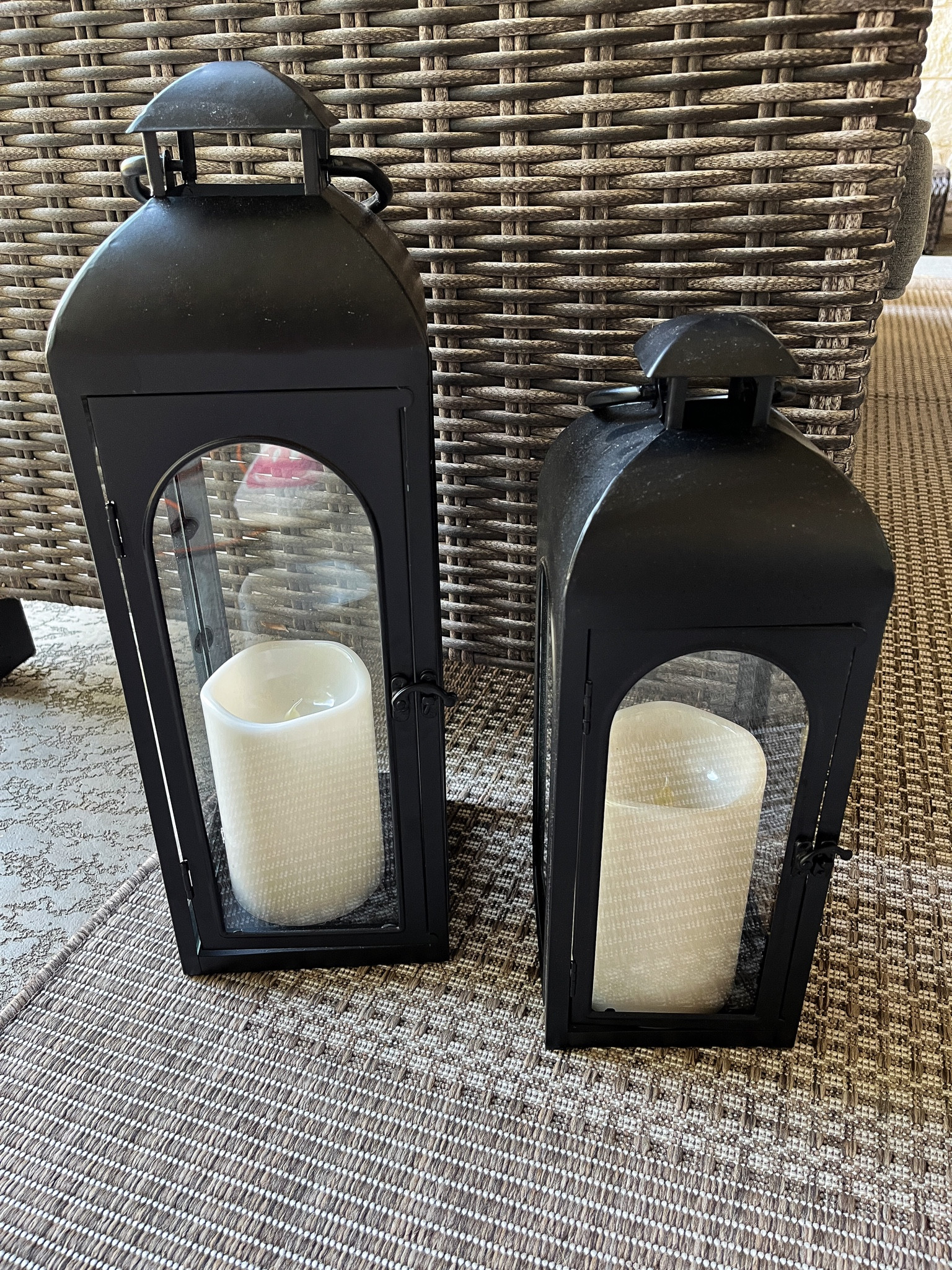 These outdoor lanterns and remote controlled candles are such a vibe! 

#LTKSeasonal #LTKhome #LTKunder50