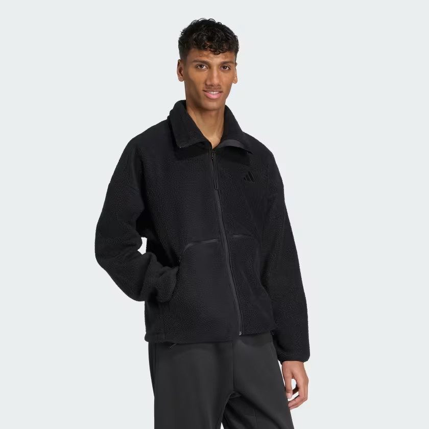 City Tech High Pile Fleece Full-Zip Jacket | adidas (US)