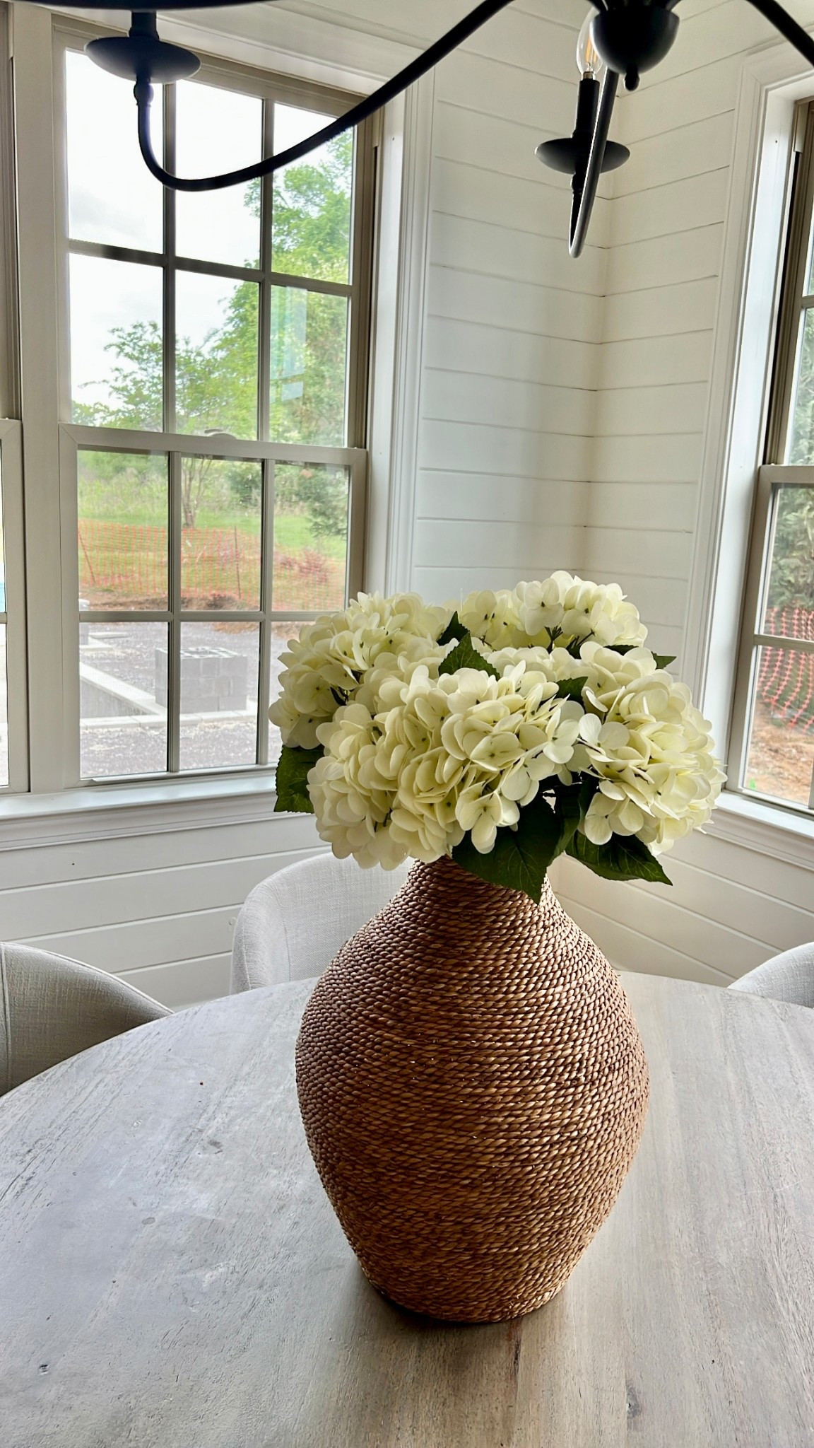 Picked up this gorgeous TALL 18 inch vase today! (On sale!) Makes such a statement on my table. Paired it with real touch hydrangeas! *chefs kiss* #kirklands #salealert 

#LTKHome #LTKSeasonal