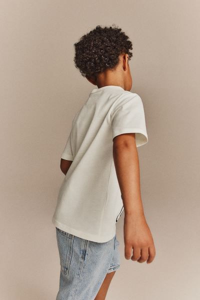 Printed Cotton T-shirt - White/Donald Duck - Kids | H&M US | H&M (US + CA)
