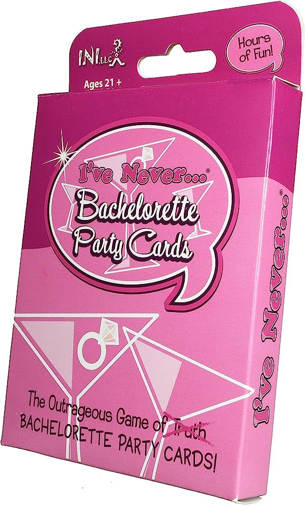 I've Never Bachelorette Party Cards – Fun Party Game for The Bride and Bridal Party | Amazon (US)