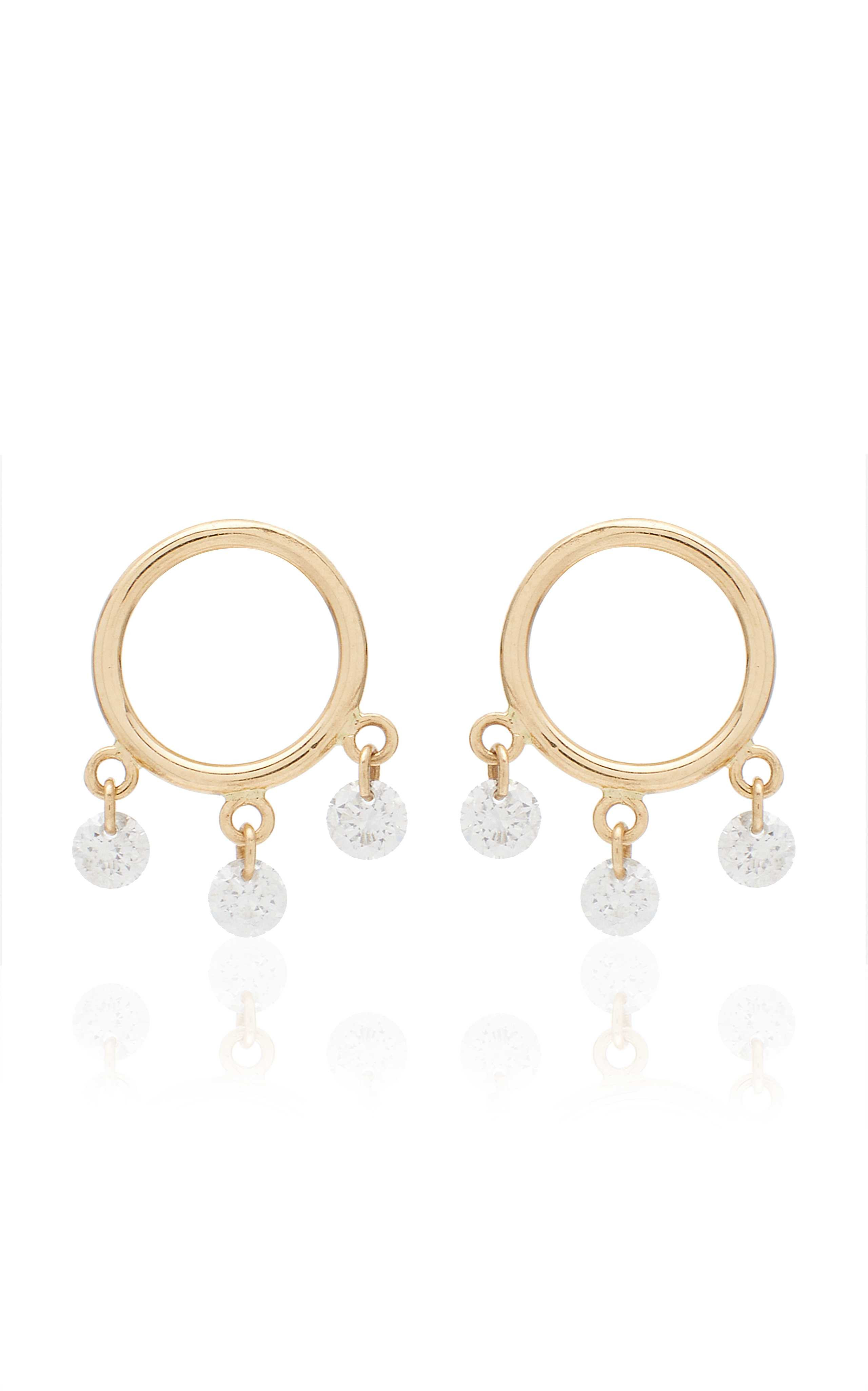 The Boheme 18K Yellow Gold Diamond Earrings | Moda Operandi (Global)