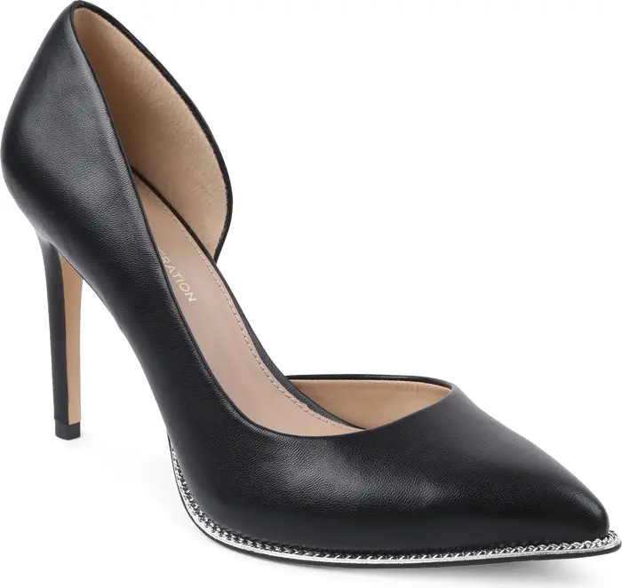 Harnoy Half d'Orsay Pointed Toe Pump | Nordstrom