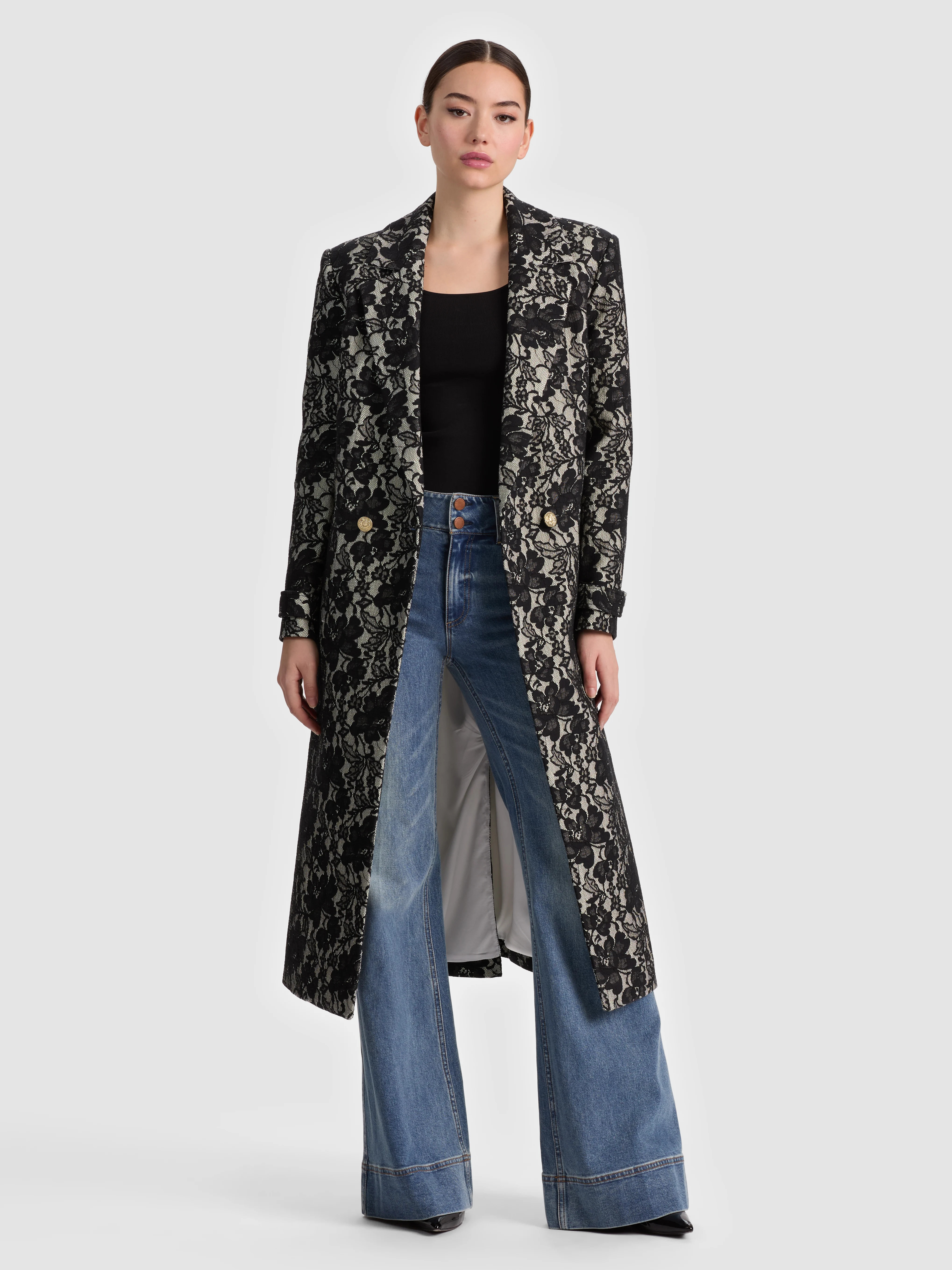 alice + olivia JIMMY LACE COAT | Alice + Olivia