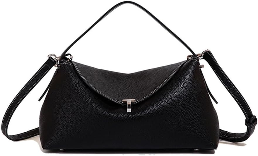 Genuine Leather Handbags for Women,Large Commuting Tote Bags with Removable Shoulder Strap,Should... | Amazon (US)