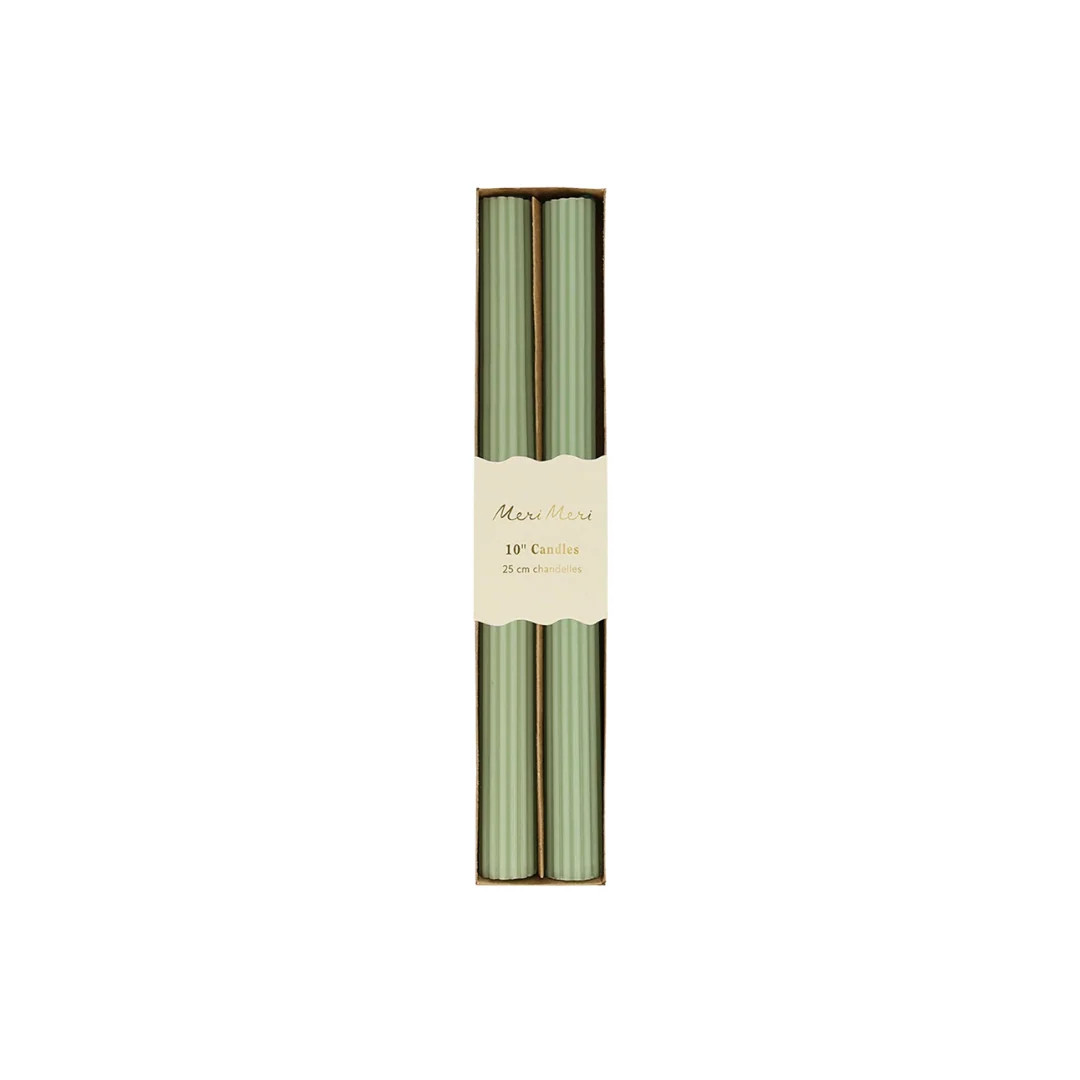 Sage Green Tapers | Pink Antlers