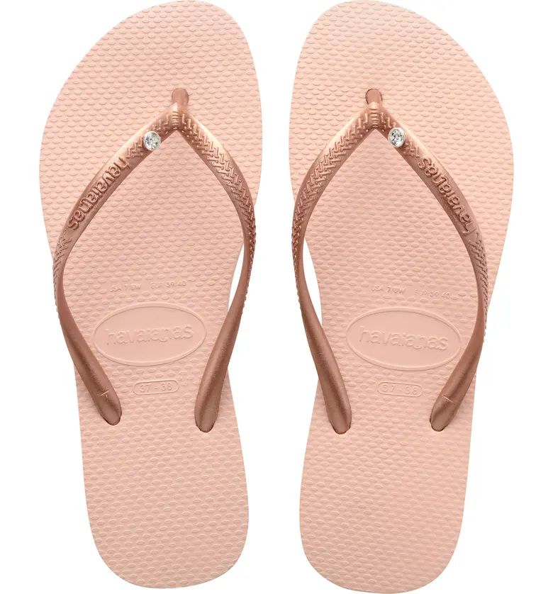 Slim Crystal Flip Flop (Women) | Nordstrom