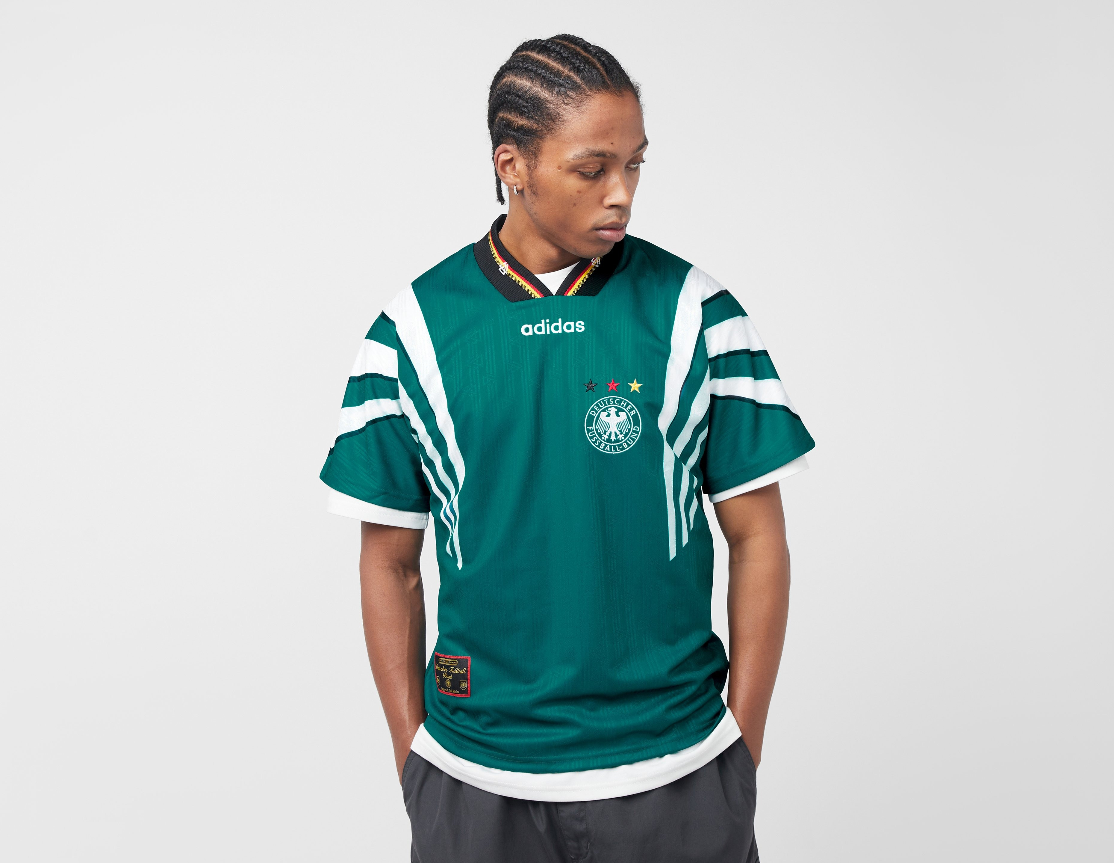 adidas Originals Germany 1996 Away Jersey Grün - size? Deutschland | Size? (DE)